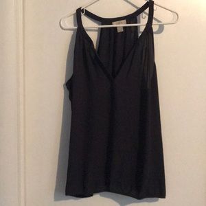 Deep blue sleeveless top